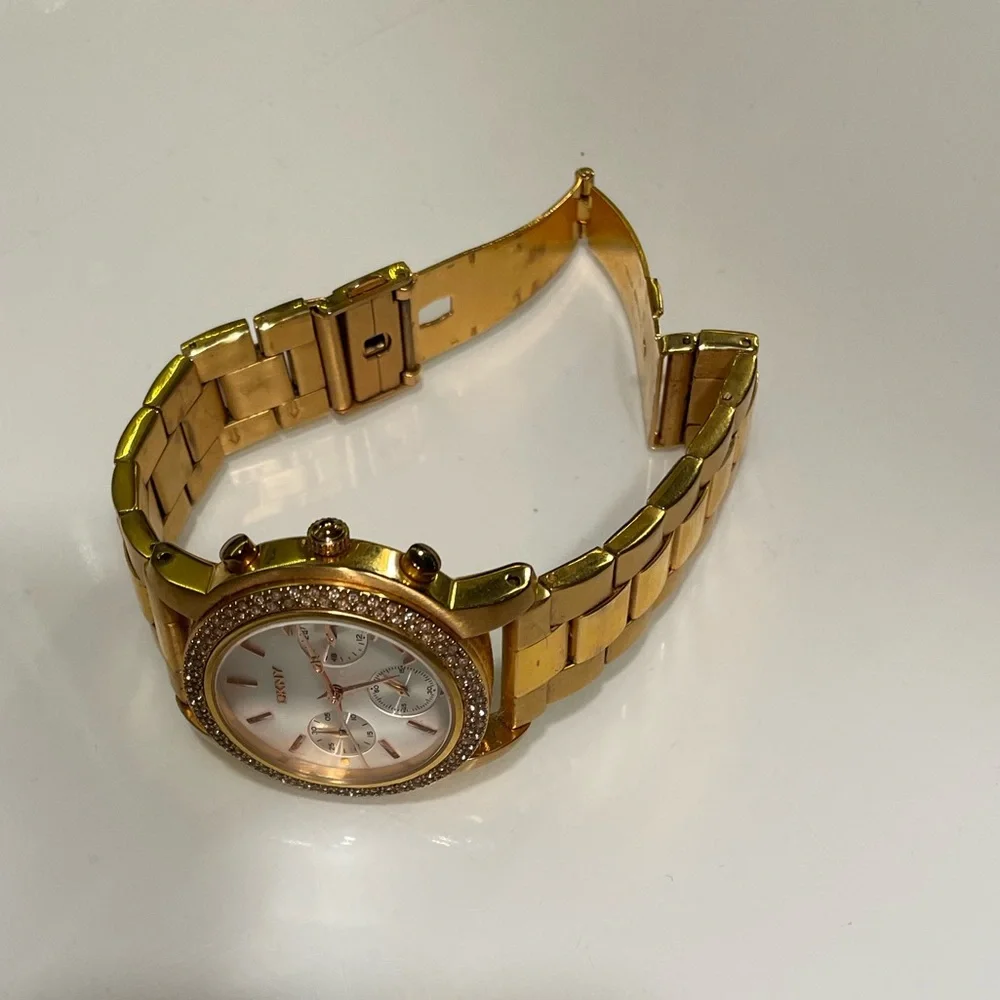 DKNY NY-8432 Women’s Gold Chronograph Watch –‎ Solid Stainless Steel